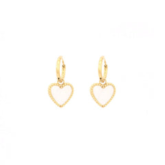 Pendientes Milk Heart