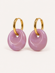 Pendientes Jelly Club Lilac