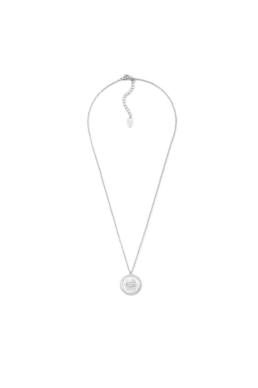 Collar ojo plata