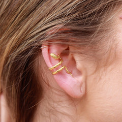 Earcuff Madu de ALMADIVERSA, detalle de la joya