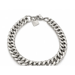 Pulsera Línea Plata de acero 316L vista completa