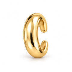 Earcuff Ímpetu dorado, foto de producto.