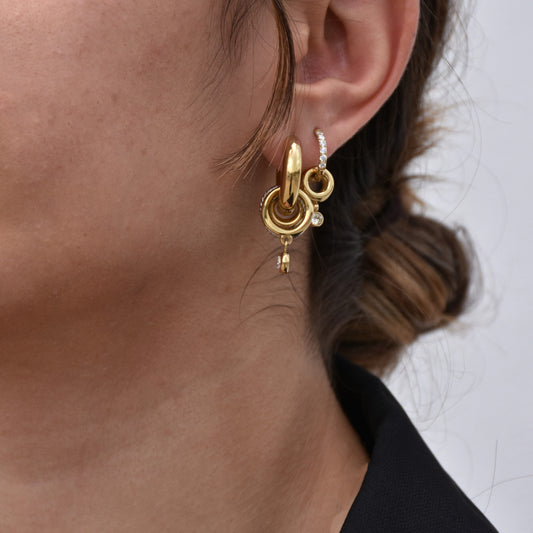 Pendientes Dual Charms de ALMADIVERSA, vista alternativa