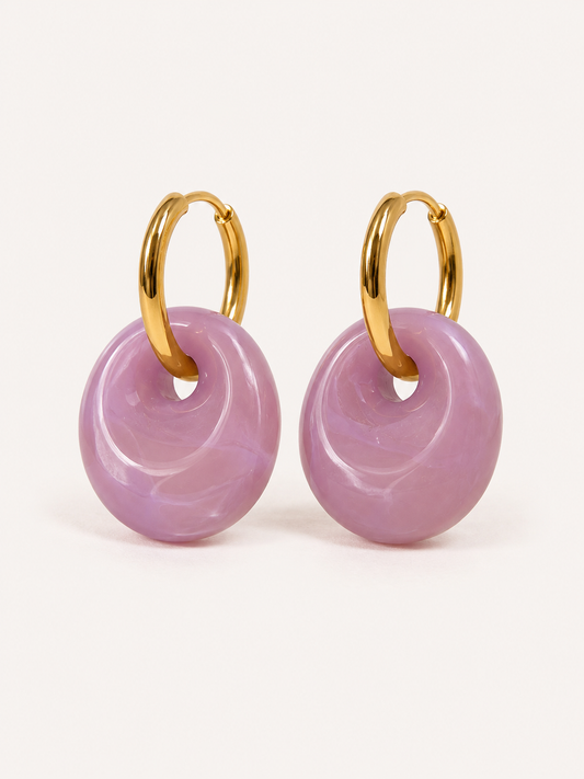 Pendientes Jelly Club Lilac de ALMADIVERSA, imagen principal