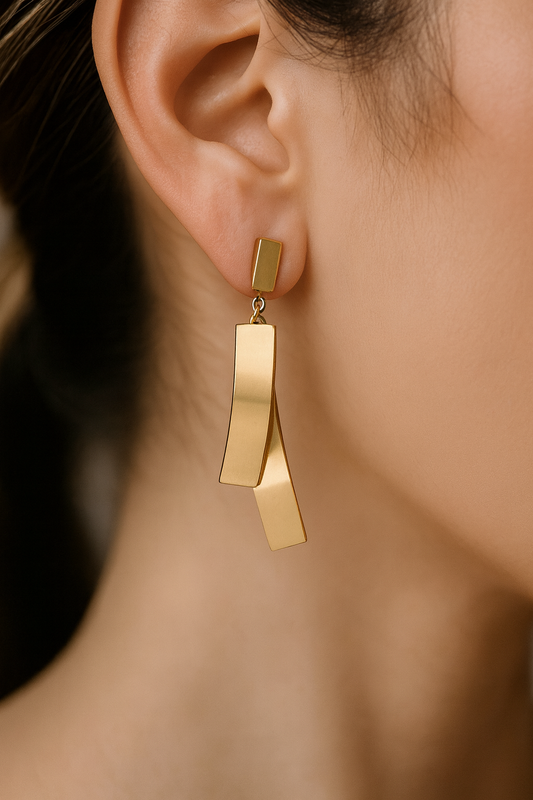 Pendientes Axis Matte de ALMADIVERSA, imagen principal