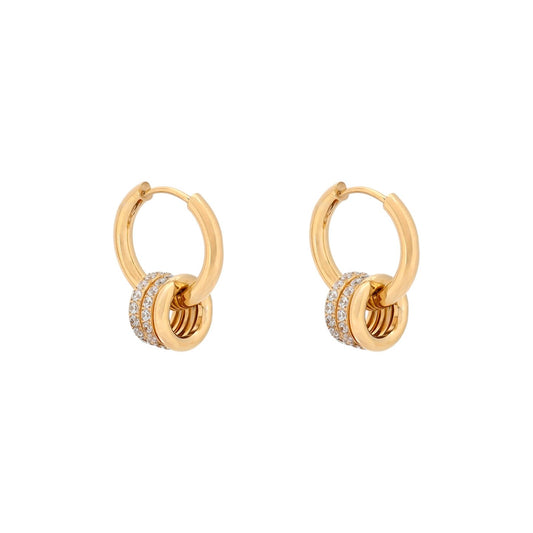 Pendientes Triple Glow de ALMADIVERSA, imagen principal