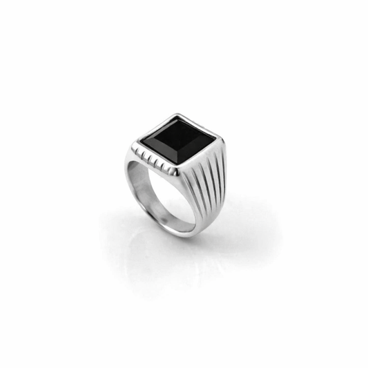 Anillo Silver Block de ALMADIVERSA, imagen principal
