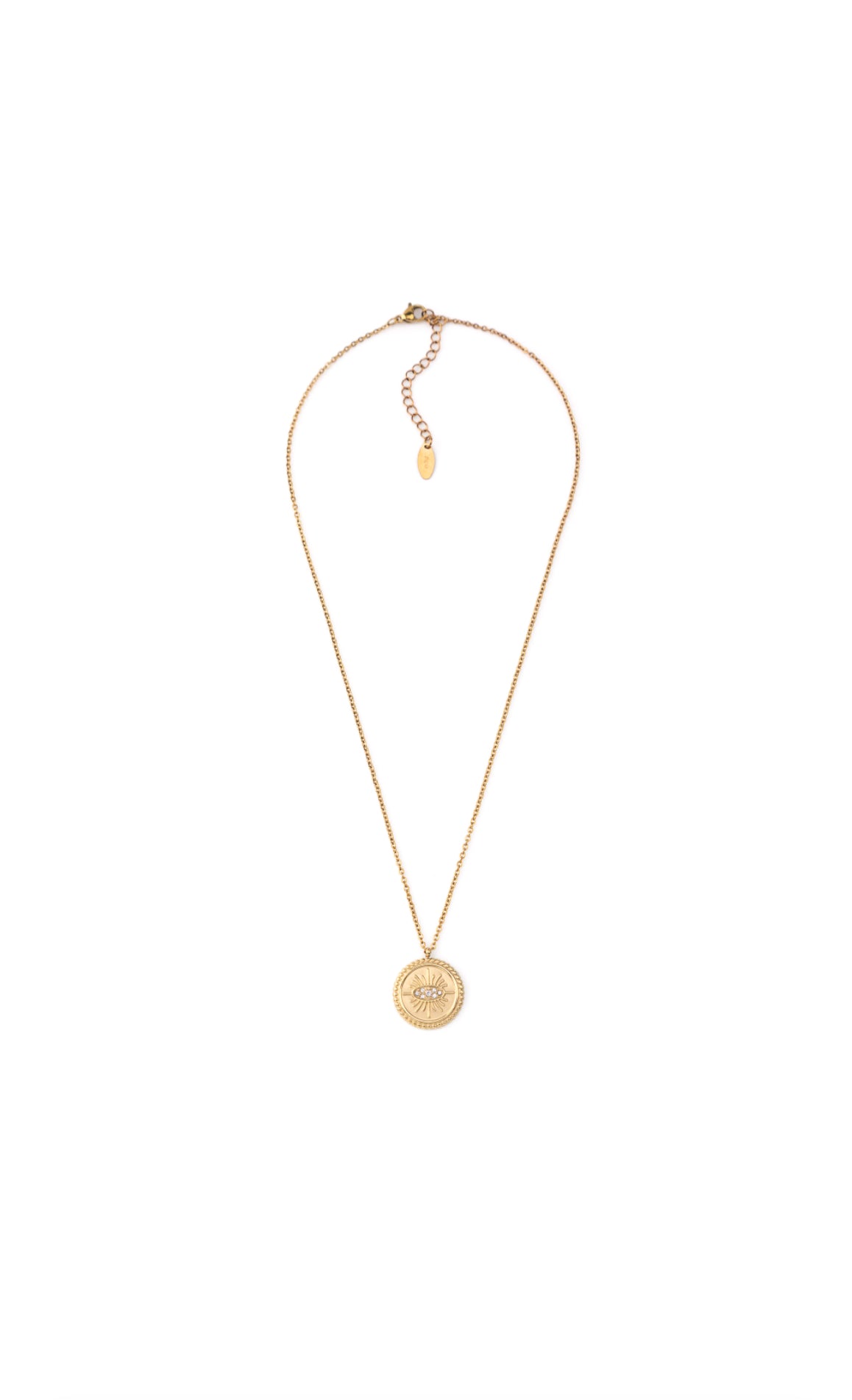 Collar ojo oro