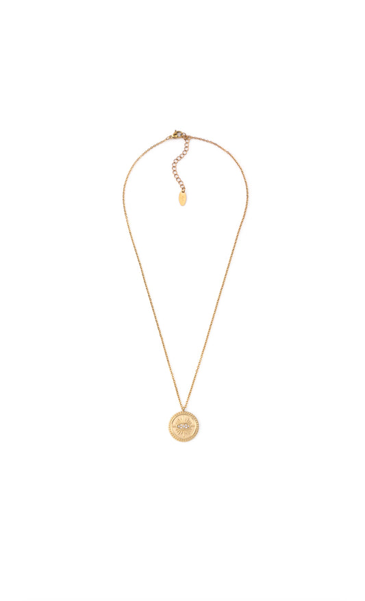 Collar ojo oro