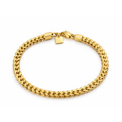 Pulsera Línea Oro de acero 316L vista completa