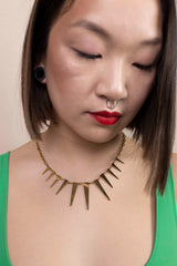 Collar Black Rush negro, vista frontal